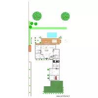 Maison avec petit agrandissement