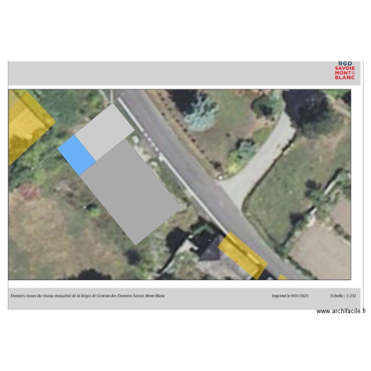 Plan de masse 2. Plan de 0 pièce et 0 m2