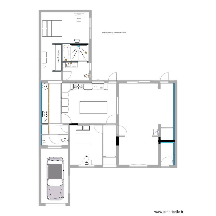 Maison isolation. Plan de 0 pièce et 0 m2