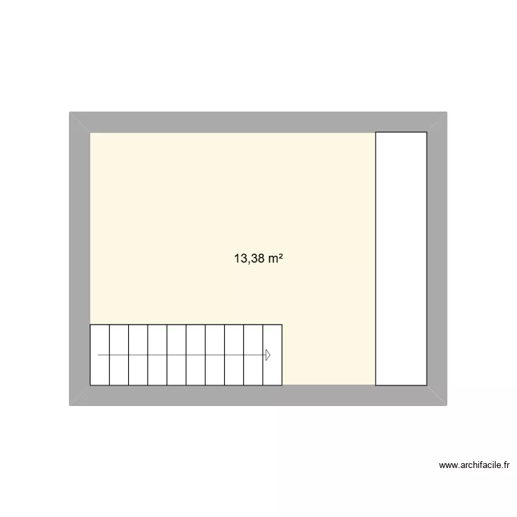 chergui. Plan de 1 Pièce et 13 m² chergui. Plan de 1 Pièce et 13 m²