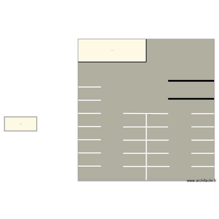 Plan parking. Plan de 0 pièce et 0 m2