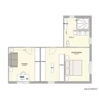 Plan Suite parentale + SDB + 1 Chambre