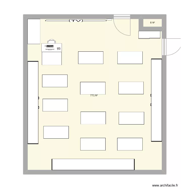 project.. Plan de 2  et 72 m²