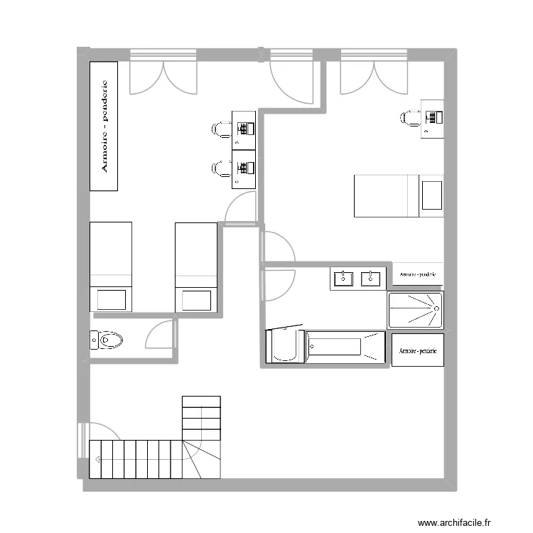 RDC Beaumont id&eacute;e. Plan de 