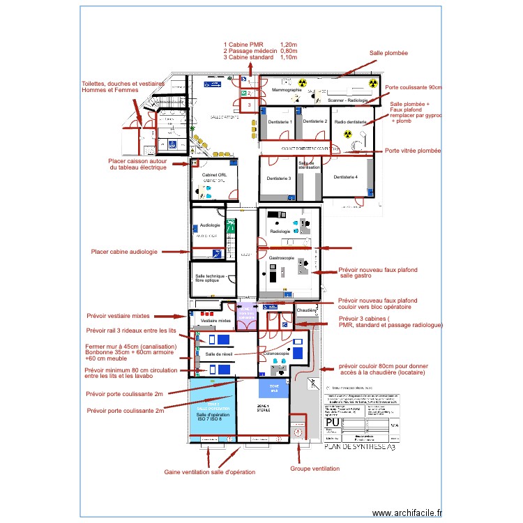 The Clinic V2 - Sous-sol - 24/02/2024 - A.A. Plan de 9 pièces et 98 m2