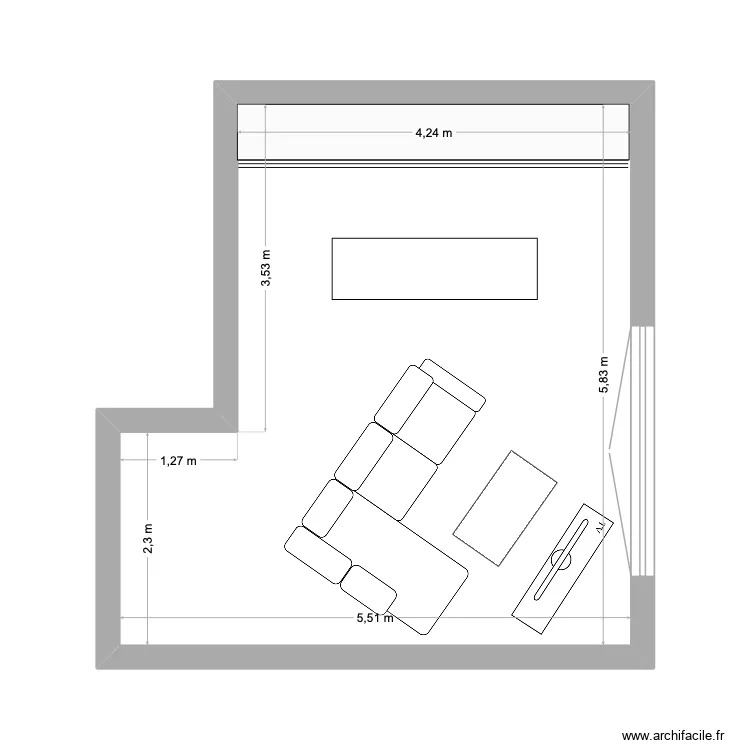 Champigny. Plan de 1 et 28 m² Champigny. Plan de 1 et 28 m²
