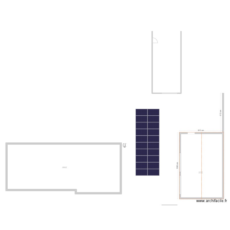 Maison_V2. Plan de 2 pièces et 191 m2