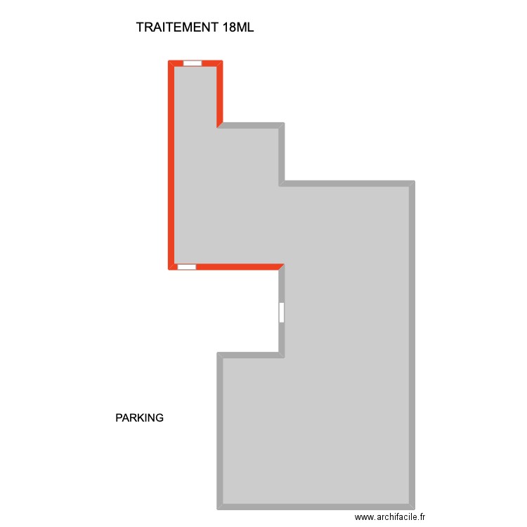 ZONE BISCARRAT. Plan de 1 pièce et 163 m2