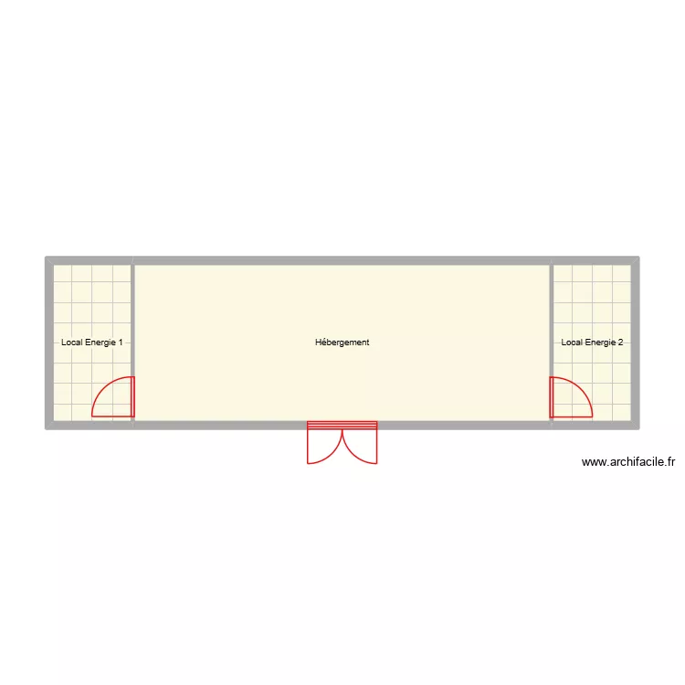 shelter ST4. Plan de 3 et 37 m² shelter ST4. Plan de 3 et 37 m²