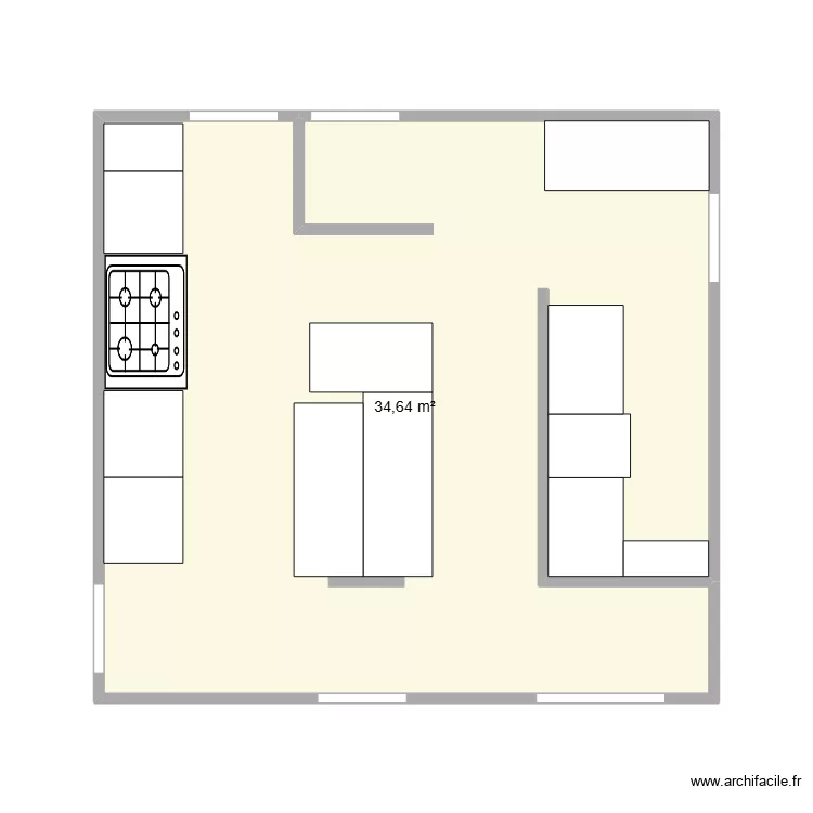 LA BOURINE. Plan de 