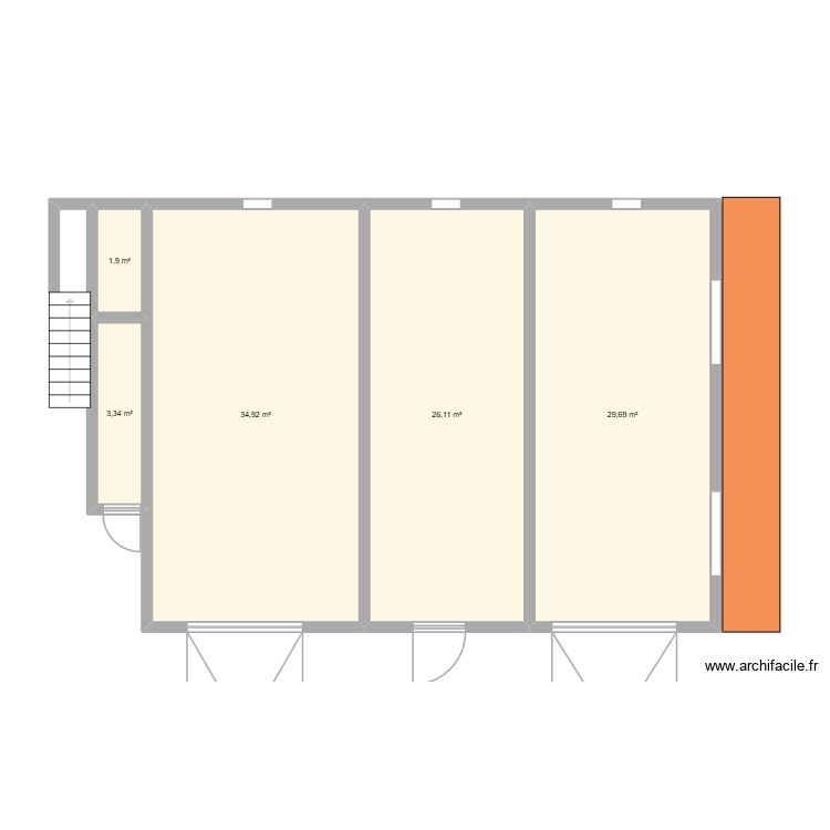 GRANGE. Plan de 0 pièce et 0 m2