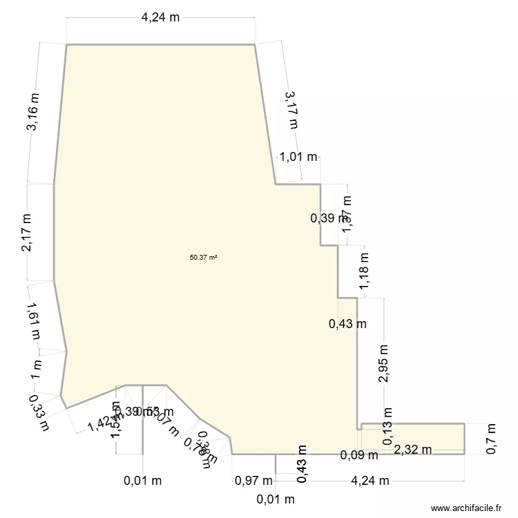 Tocabens Claira 2. Plan de 1  et 50 m²