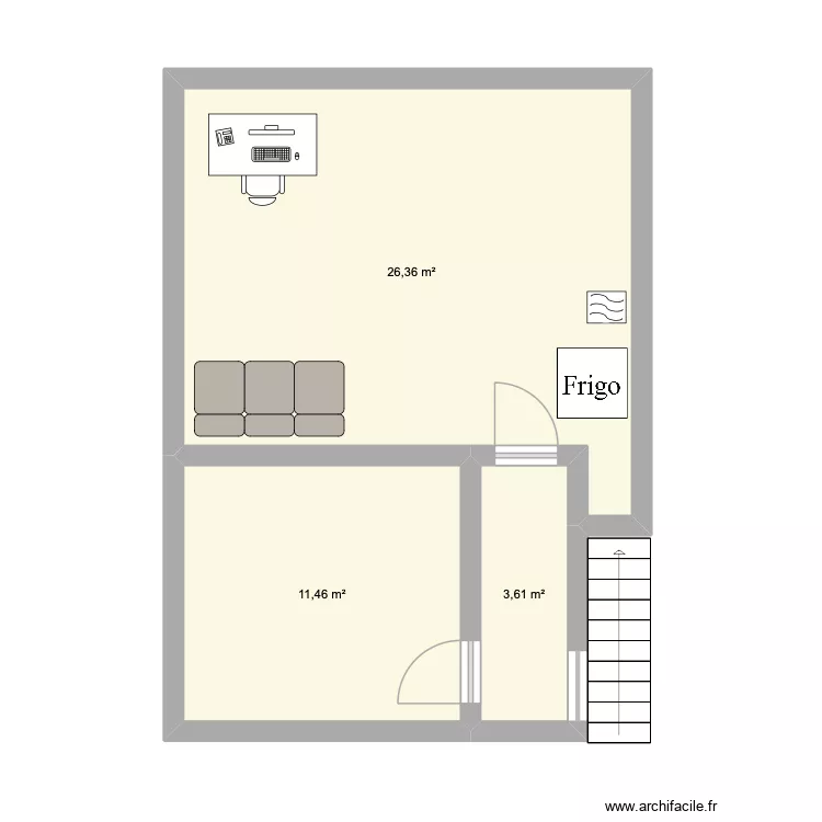 Local éragny. Plan de 3 et 41 m² Local éragny. Plan de 3 et 41 m²