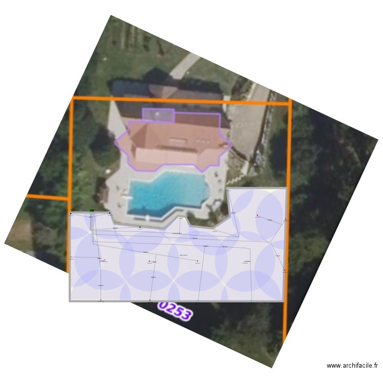marty. Plan de 1 pièce et 997 m2