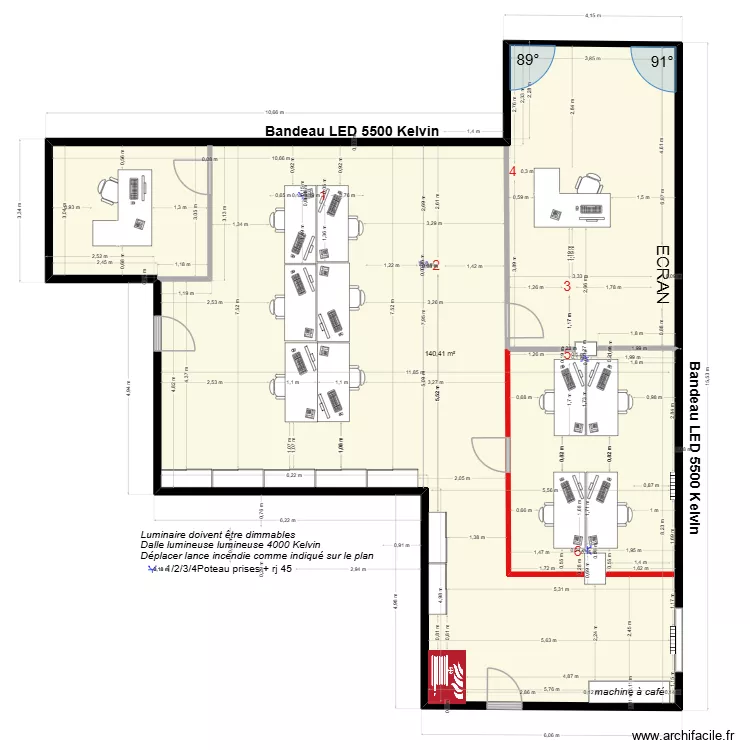 Marcom juillet 2026 2. Plan de 1 et 140 m² Marcom juillet 2026 2. Plan de 1 et 140 m²