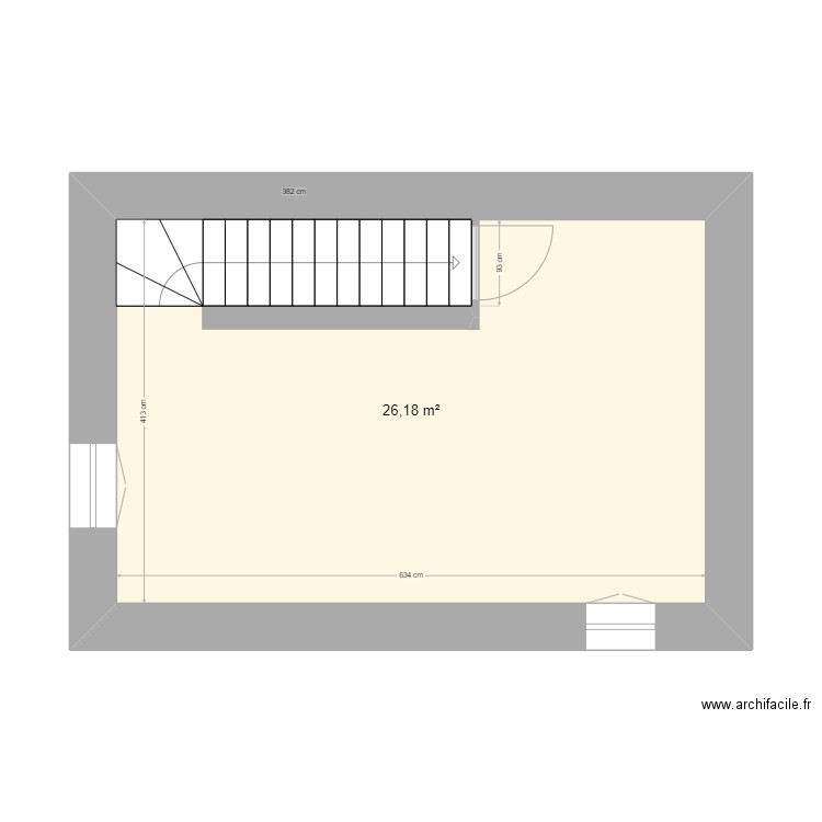 Vidauban 1er étage. Plan de 0 pièce et 0 m2