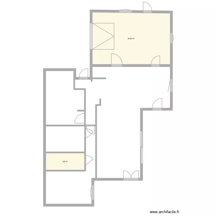 maison claude bas. Plan de 2 Pièces et 40 m² maison claude bas. Plan de 2 Pièces et 40 m²