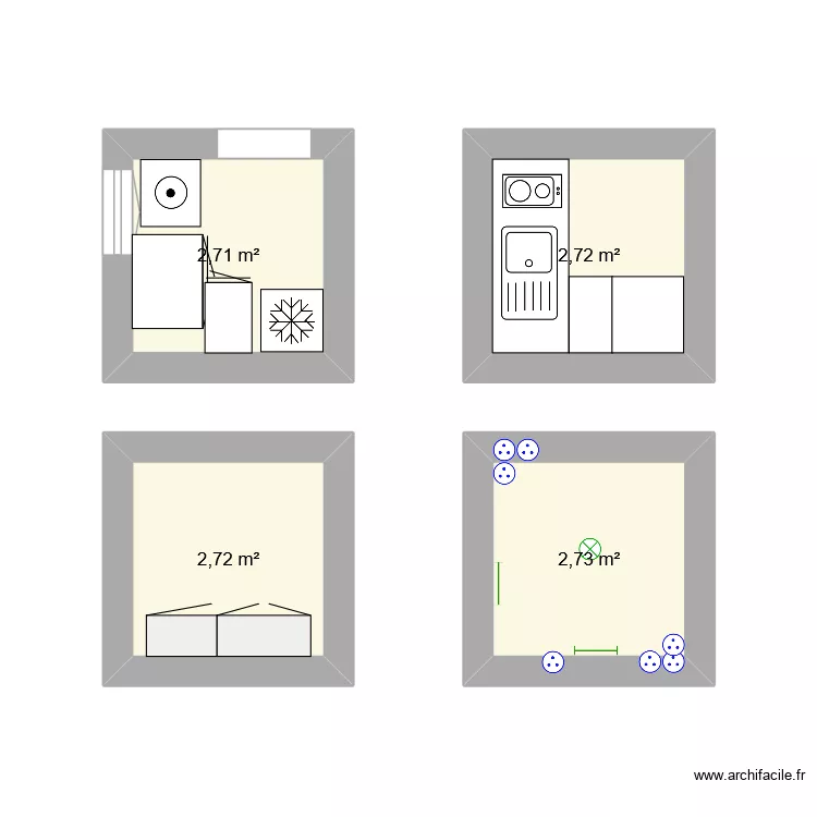cuisine D62. Plan de cuisine D62. Plan de