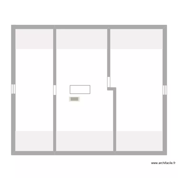 Tiromboise 9 Grenier. Plan de 3  et 73 m²