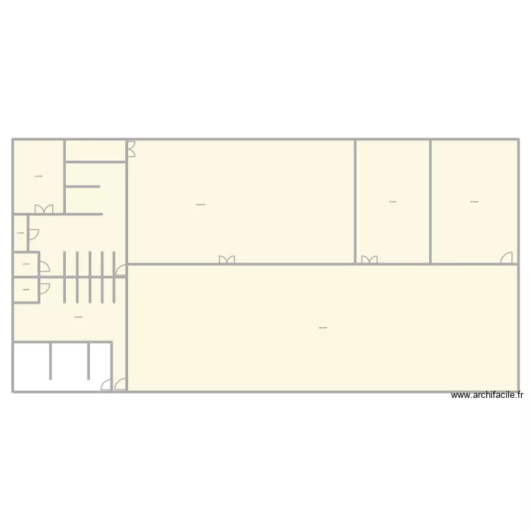 plan&egrave;te fitness bis2. Plan de 9 Pièces et 755 m²