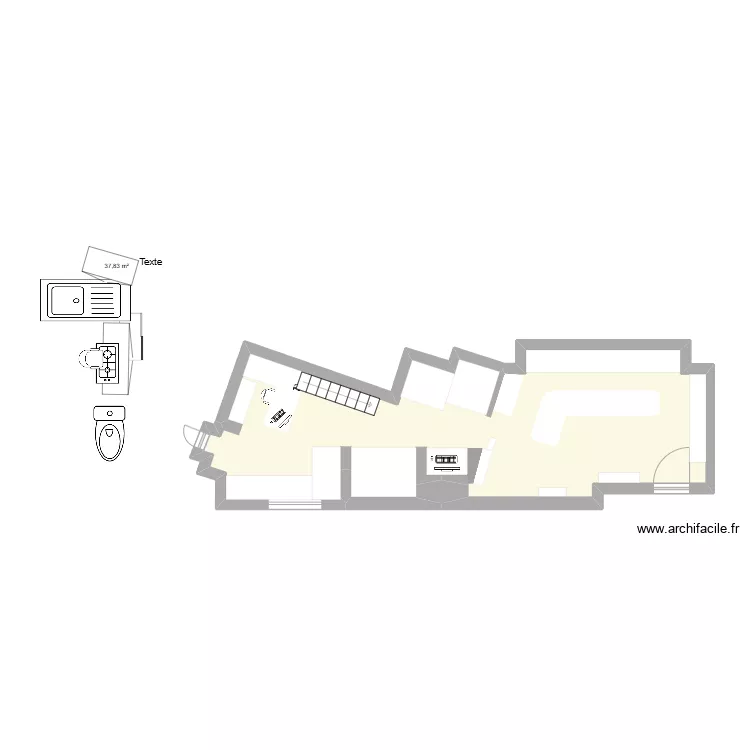 Plan de la pharmacie. Plan de 
