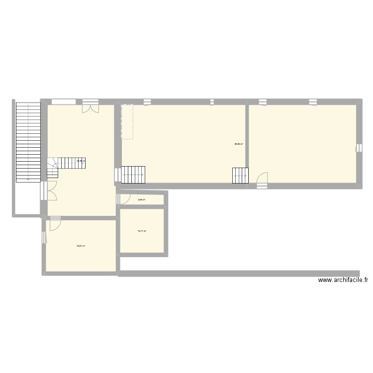porsac'h. Plan de 0 pièce et 0 m2
