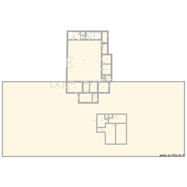 JAB Complet. Plan de 22 pièces et 2591 m2