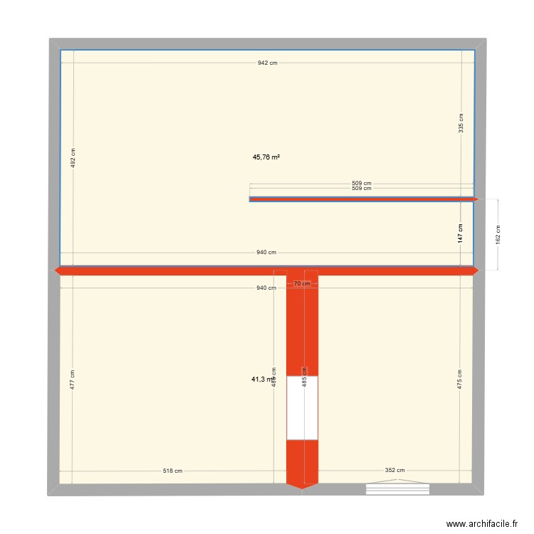 maison. Plan de 0 pièce et 0 m2