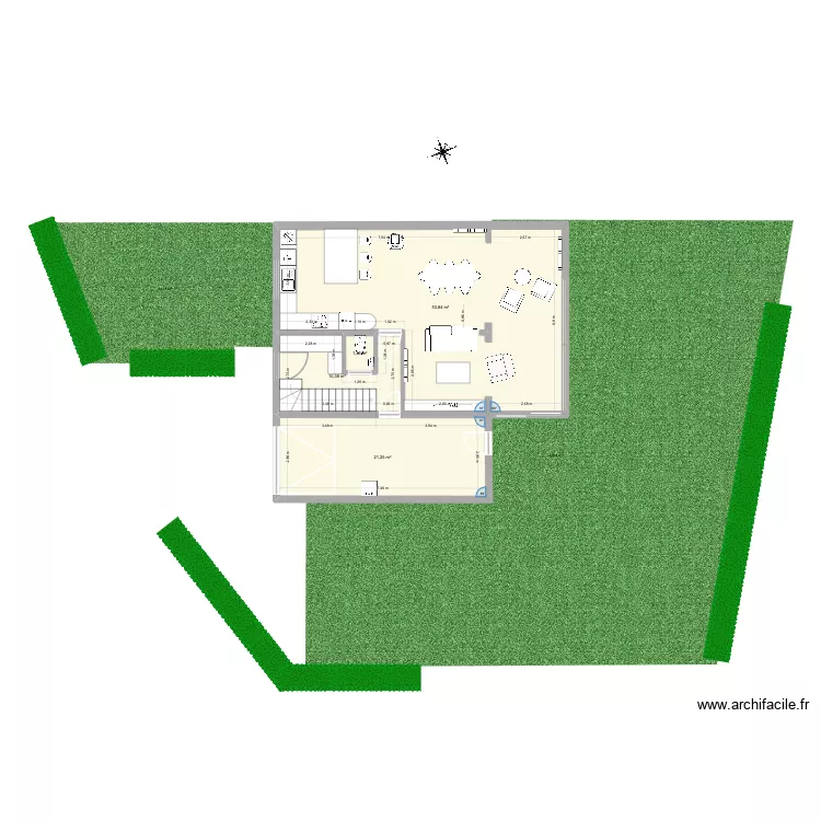 Chéreng - +3m v3 avec couloir. Plan de Chéreng - +3m v3 avec couloir. Plan de