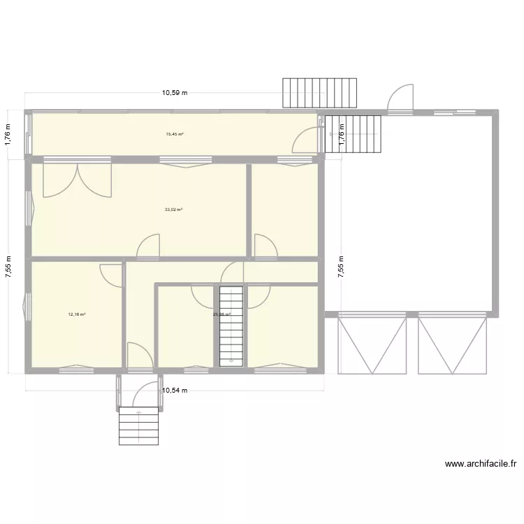 garage 1. Plan de 4 et 86 m² garage 1. Plan de 4 et 86 m²