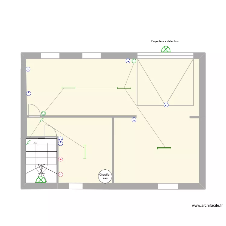 Thomas s/sol implantation. Plan de 2 et 36 m² Thomas s/sol implantation. Plan de 2 et 36 m²