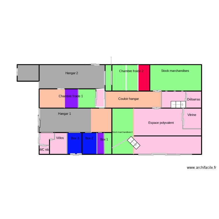 CARL. Plan de 28 pièces et 49 m2