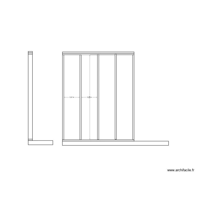 mur. Plan de 