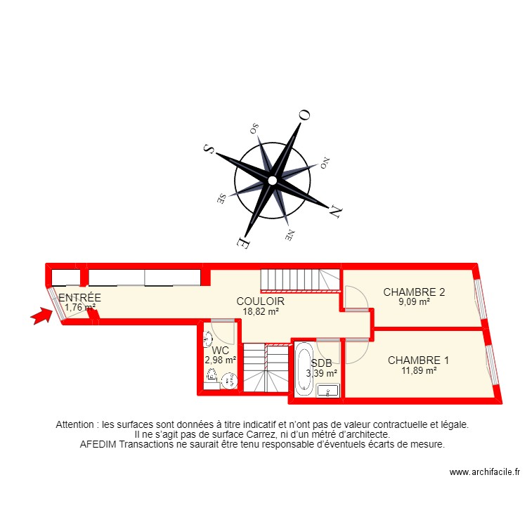 BI15437 -. Plan de 19 pièces et 146 m2