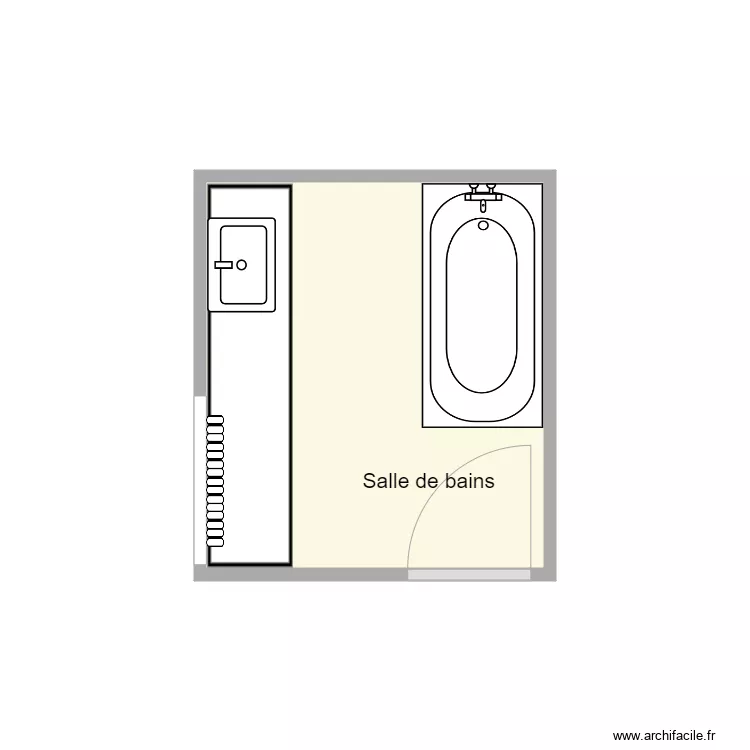 plan avant travaux Grimoin. Plan de 