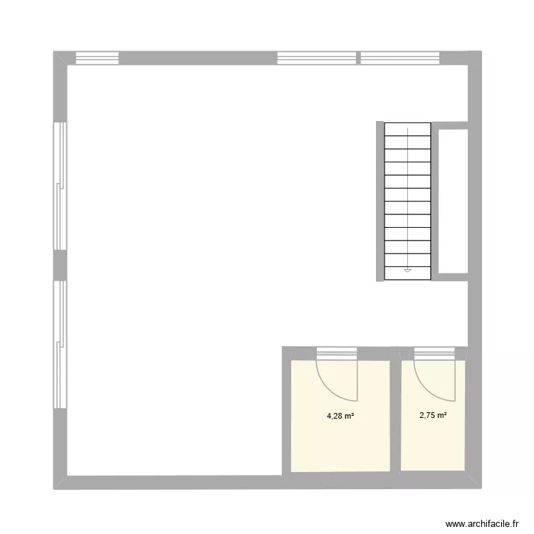 enzo. Plan de 2 pièces et 7 m²