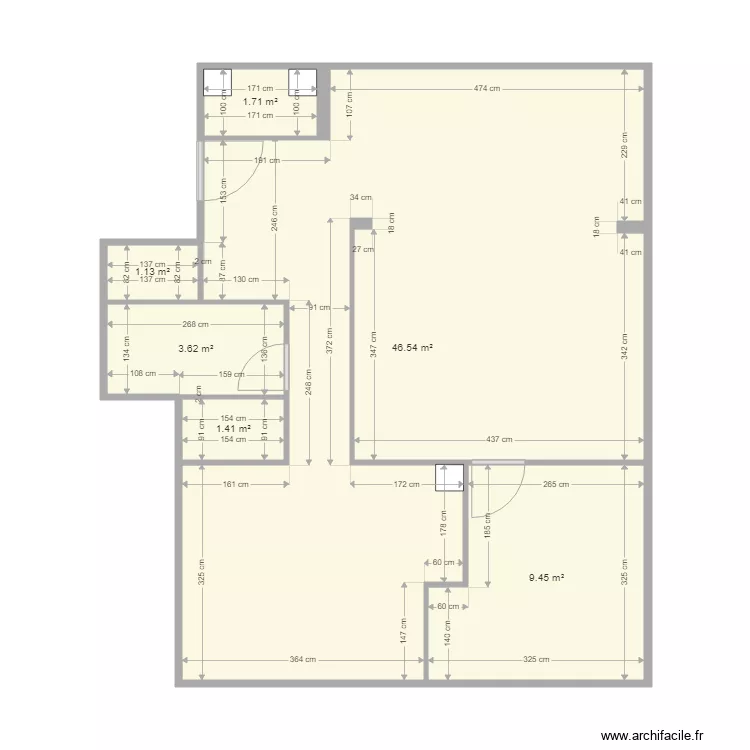 34 A du Treillis Bois St Louis Base. Plan de 