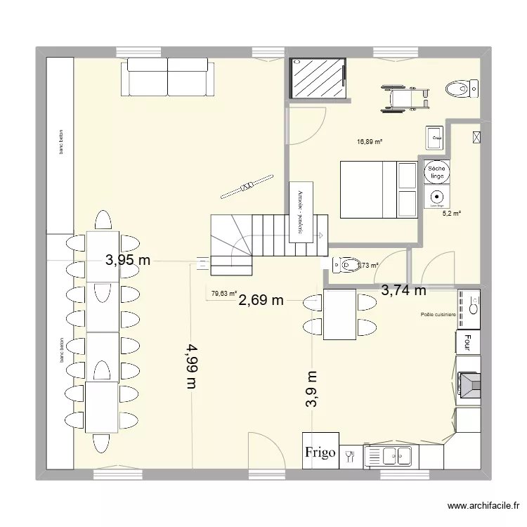 RDC PAVILLON DE CHASSE v3. Plan de 