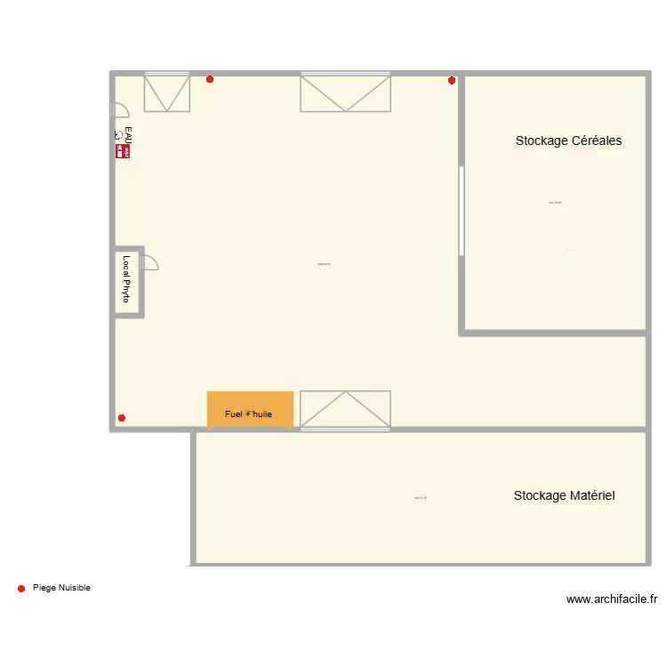 hangar vereeke. Plan de 5 et 747 m² hangar vereeke. Plan de 5 et 747 m²