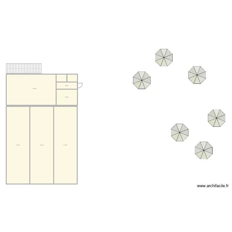 LA VALLEE 2. Plan de 6 et 199 m² LA VALLEE 2. Plan de 6 et 199 m²
