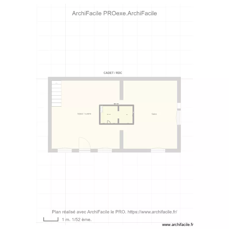 CADET. Plan de 1 Pièce et 41 m² CADET. Plan de 1 Pièce et 41 m²