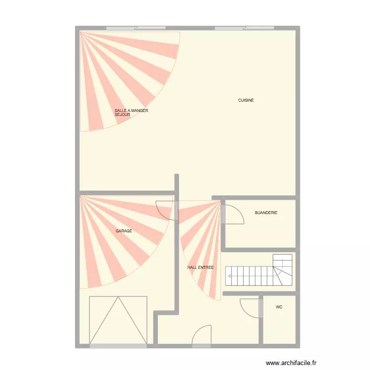 SANTANGELO RDC. Plan de 4 pièces et 115 m²