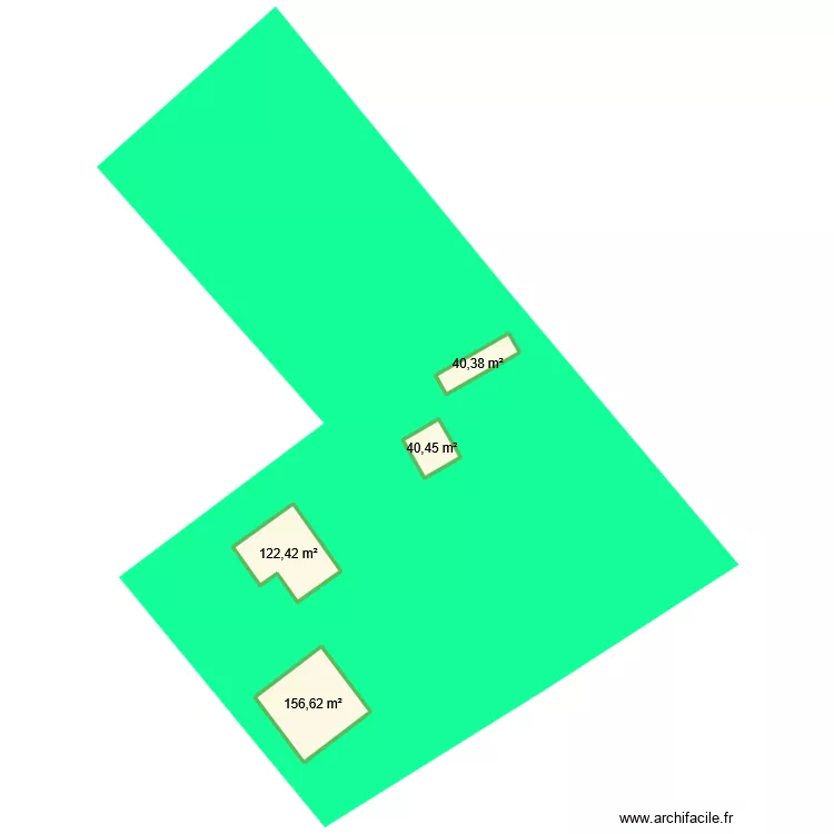 Cadaster N1 STE ROSE AV488. Plan de 