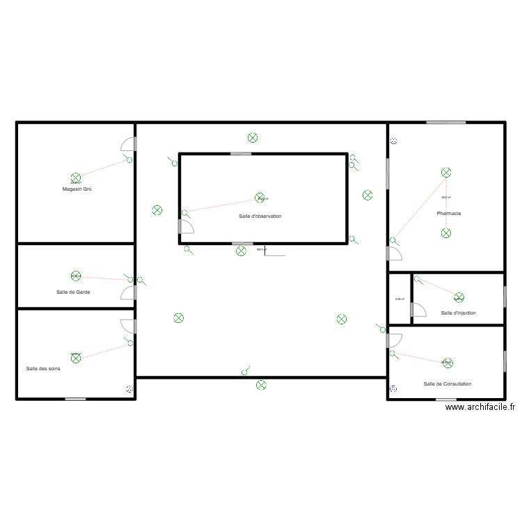 DISPENSAIRE. GBAPKODJI. Plan de 0 pièce et 0 m2
