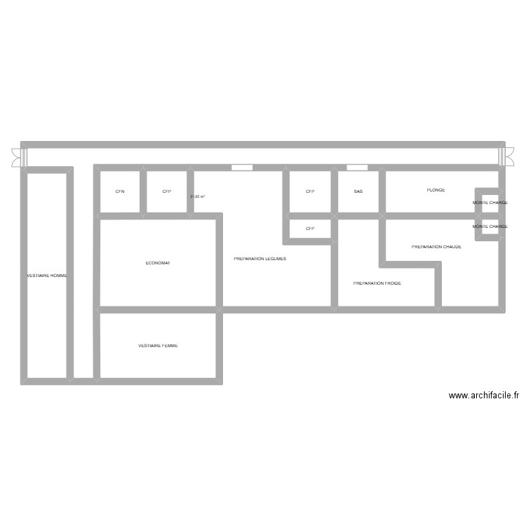 VILLA BEAU SOLEIL. Plan de 15 pièces et 134 m2