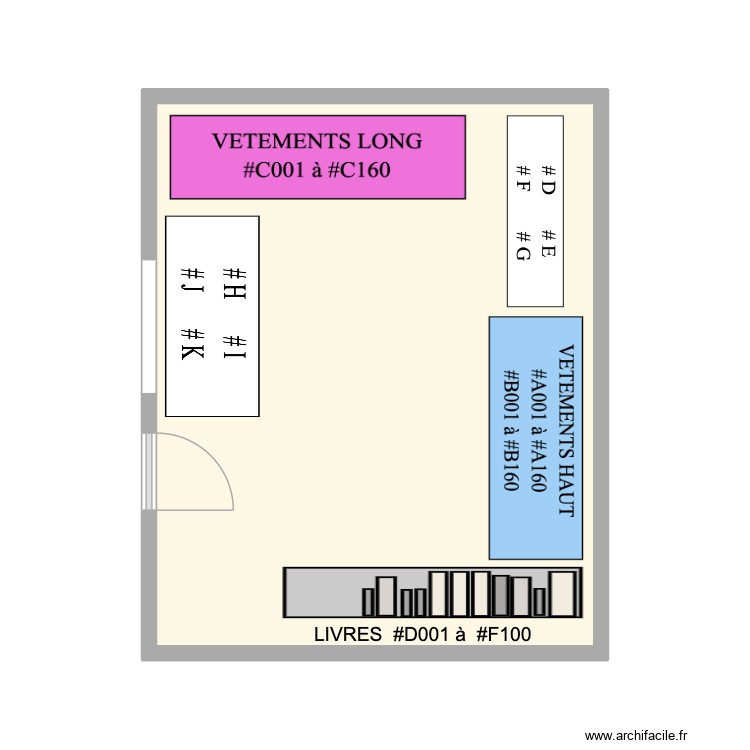 LOCAL VINTED. Plan de 0 pièce et 0 m2