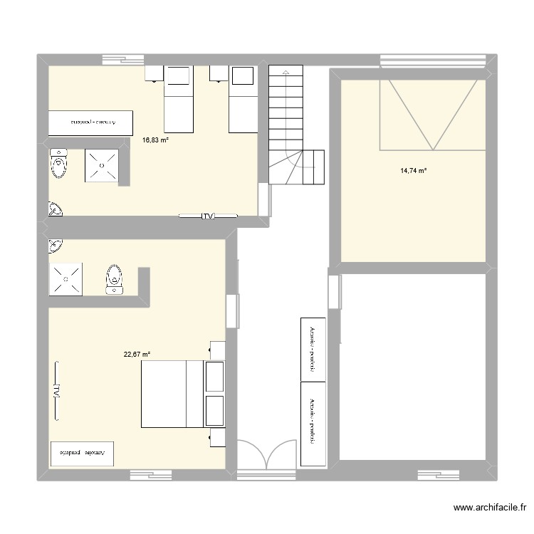 nancroix. Plan de 0 pièce et 0 m2