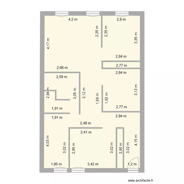 STB. Plan de 3 et 78 m² STB. Plan de 3 et 78 m²