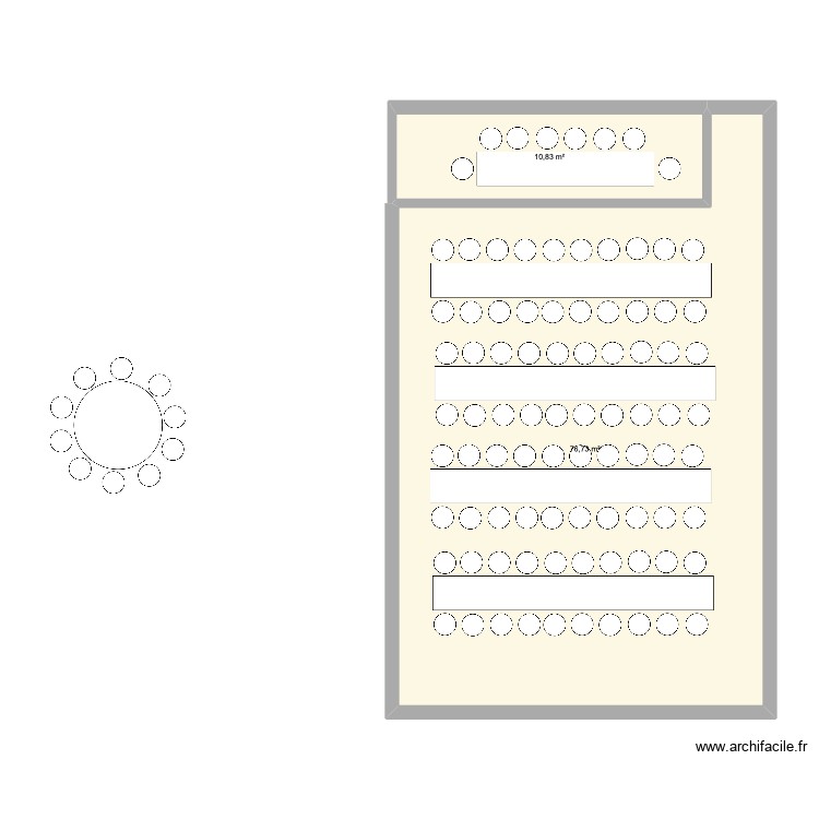 Mariage d\'Elodie & Nicolas. Plan de 0 pièce et 0 m2