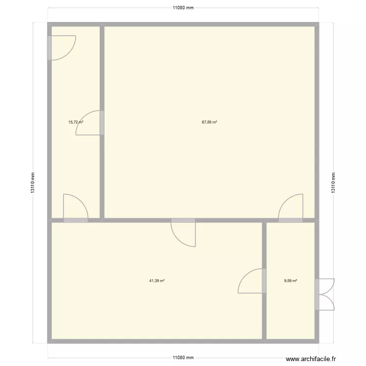 QATARI. Plan de 4 et 135 m² QATARI. Plan de 4 et 135 m²